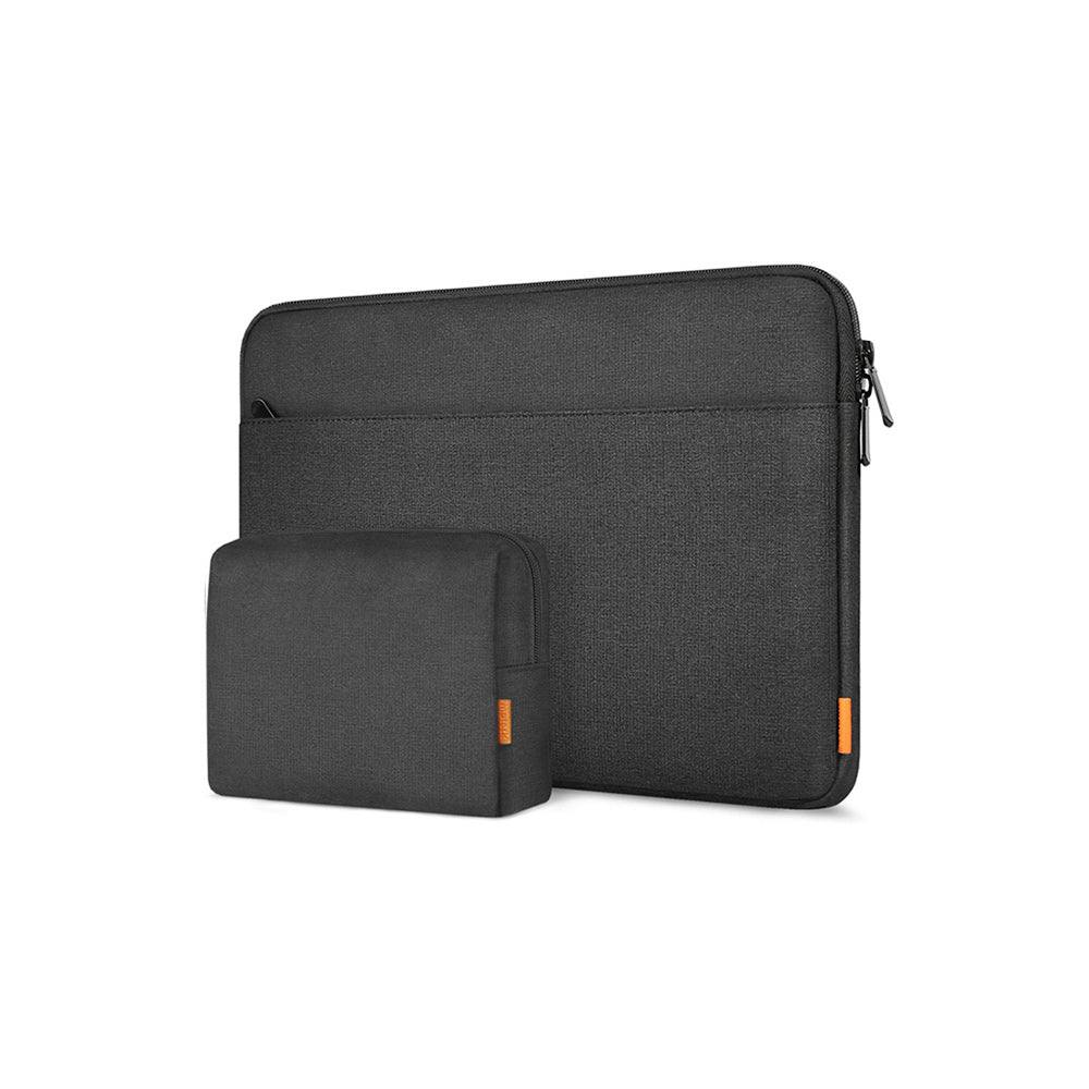 Ultrathin Laptop Sleeve with Pouch - Black 14 Inches - Image 3