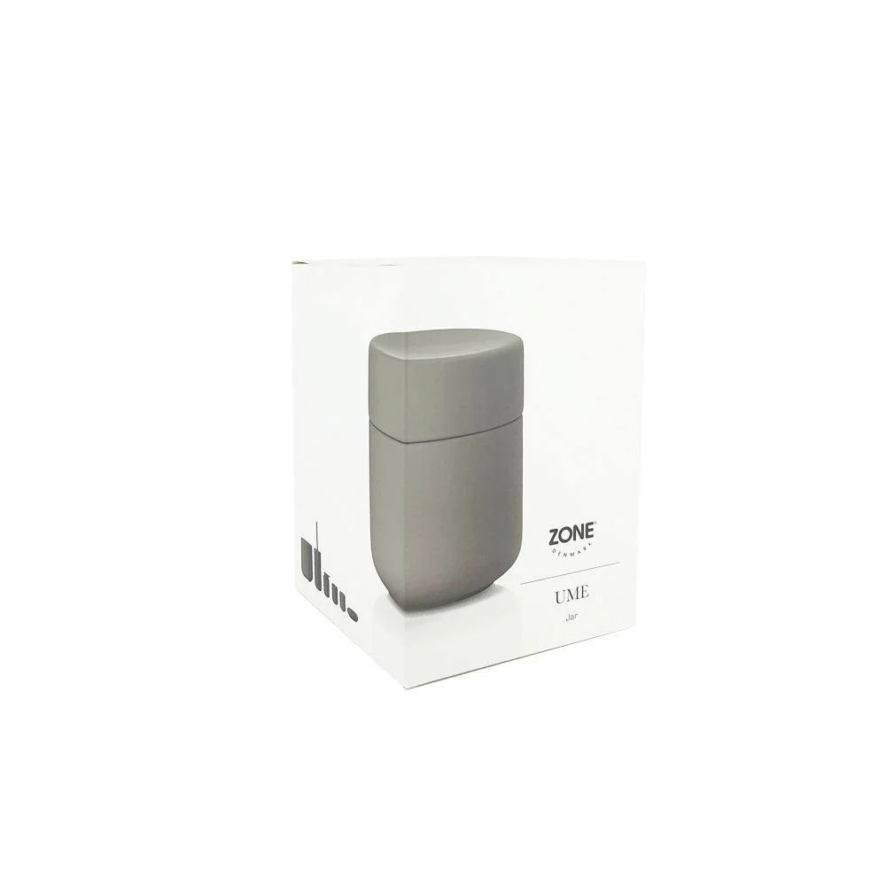 Ume Jar with Lid - Taupe - Image 5