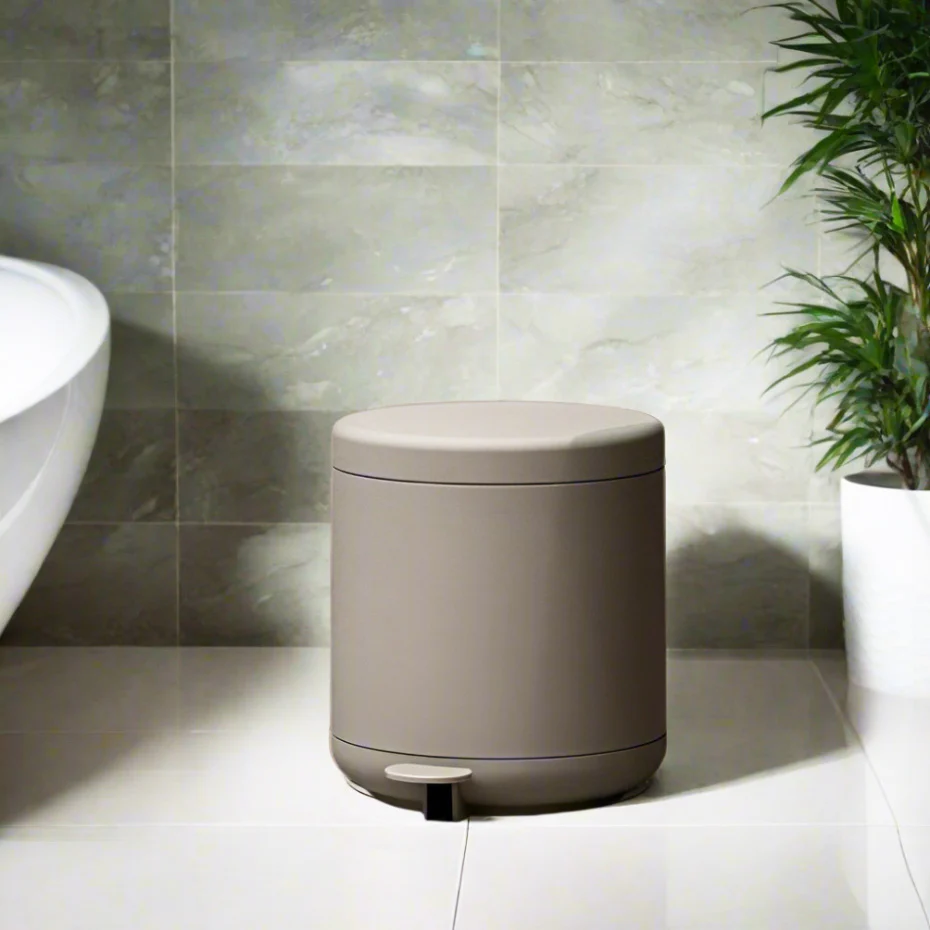 Ume Pedal Bin 4L - Taupe - Image 2