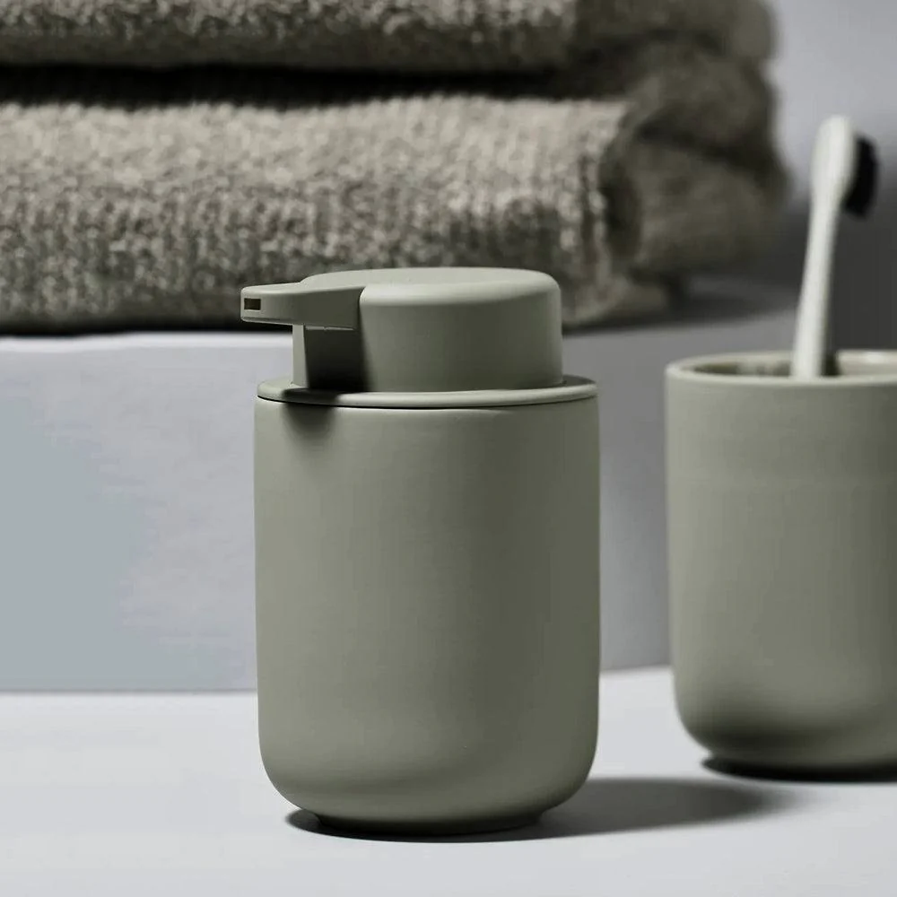 Ume Soap Dispenser - Olive Green - Image 2