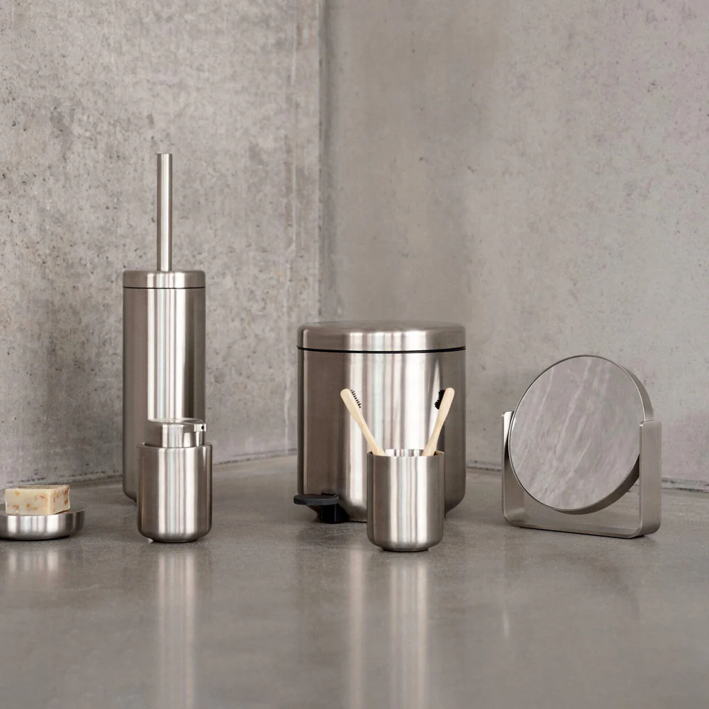 Ume Stainless Steel Soap Dispenser - Matte Steel - Image 10