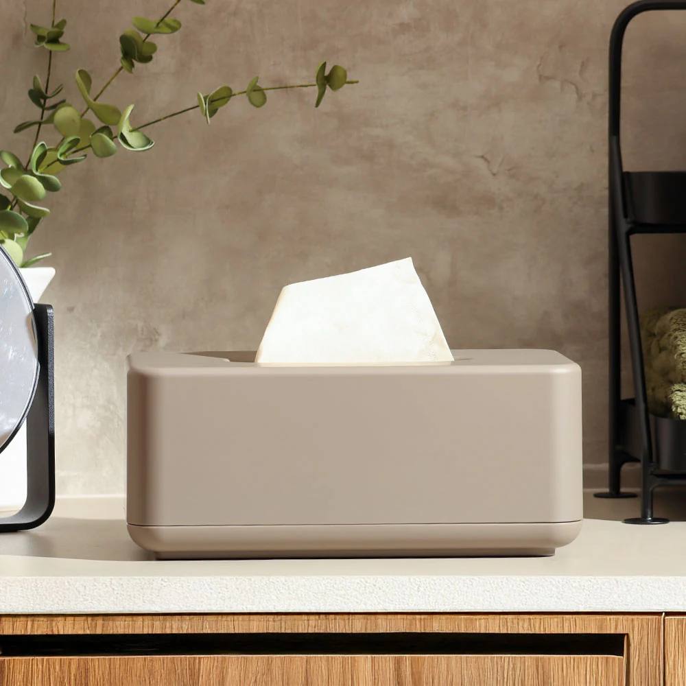 Ume Tissue Box Holder - Taupe - Image 5