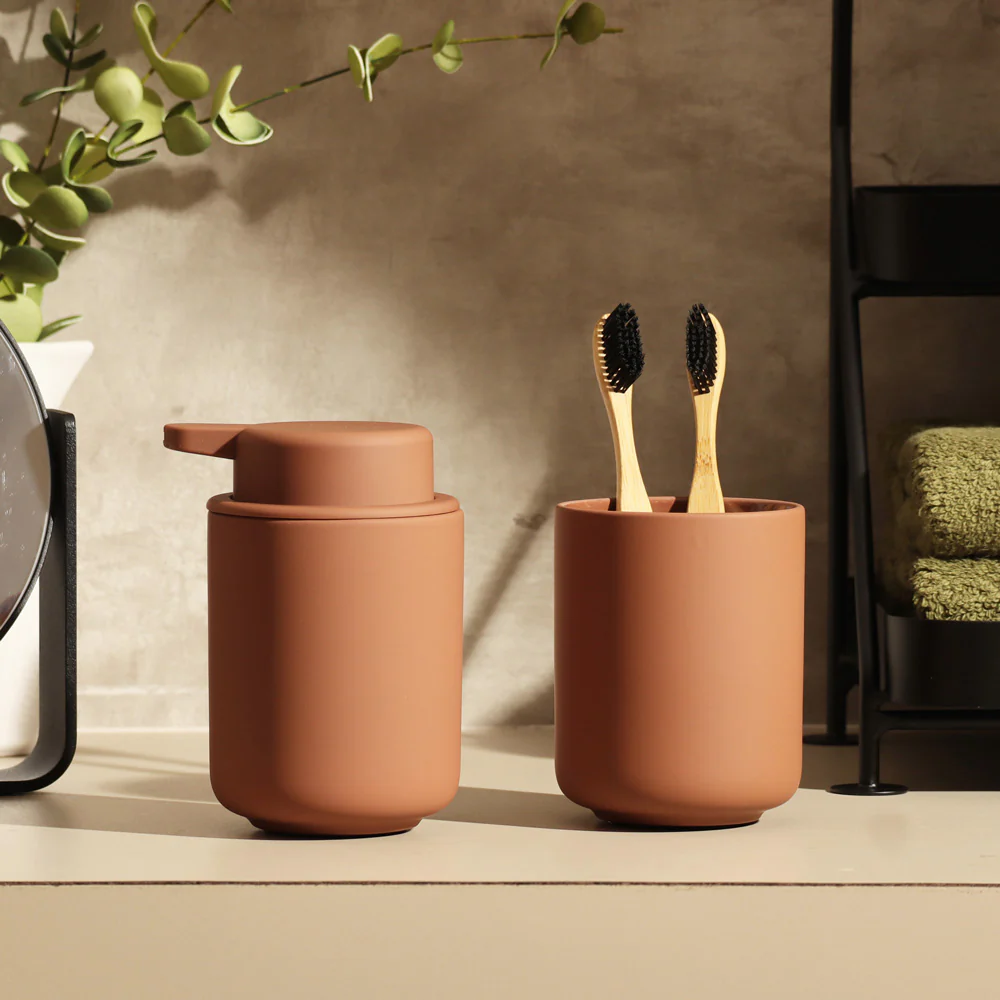 Ume Toothbrush Tumbler - Terracotta - Image 4