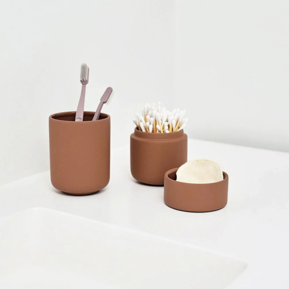 Ume Toothbrush Tumbler - Terracotta - Image 6