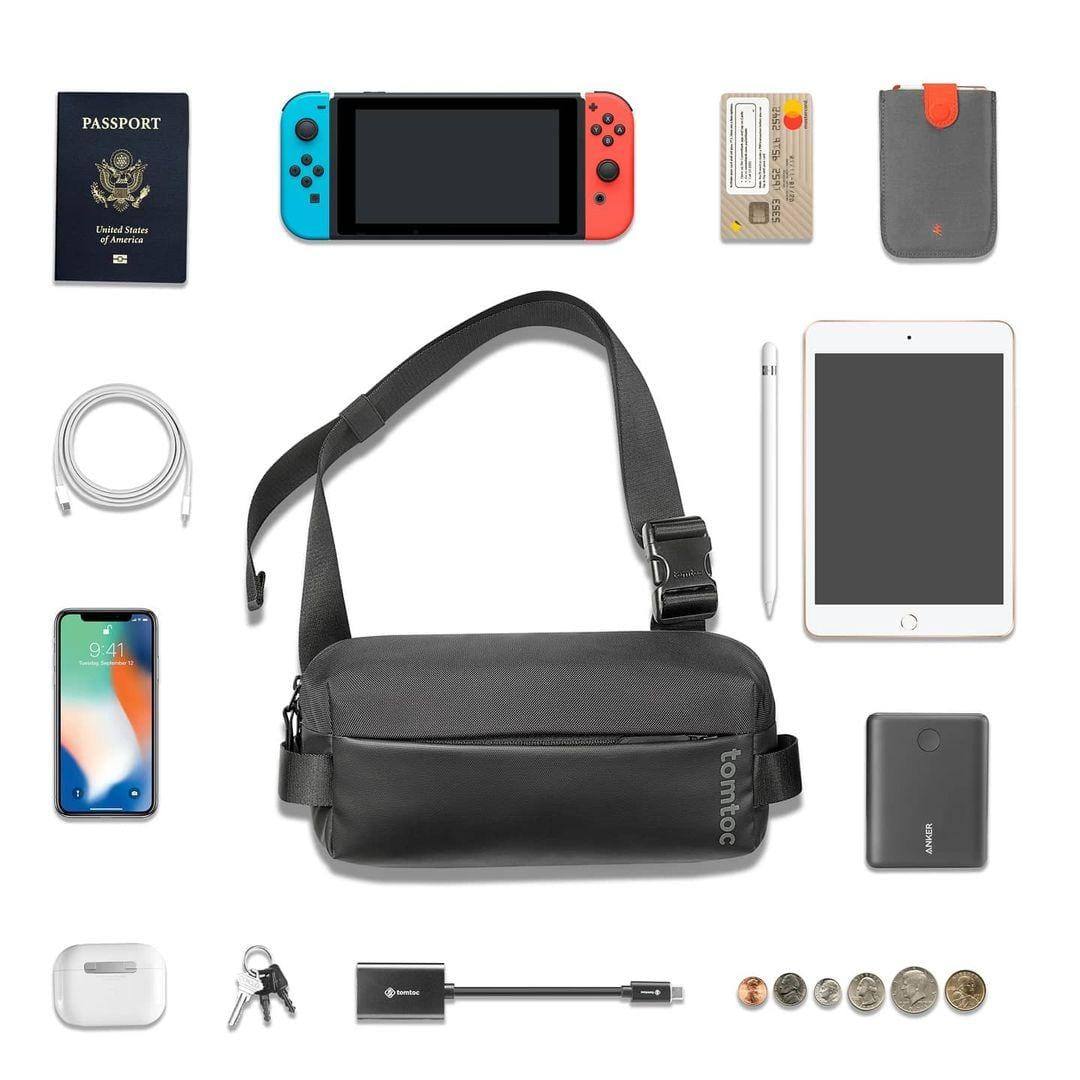 Urban Sling Bag - Black - Image 8