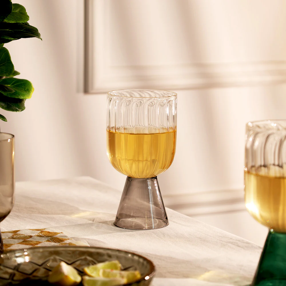 Ellio Drinking Glasses, Set of 2 - Smoke - Image 6