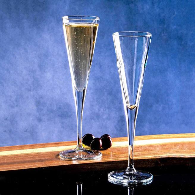 V-Line Champagne Flutes 150ml, Set of 6 - Image 9