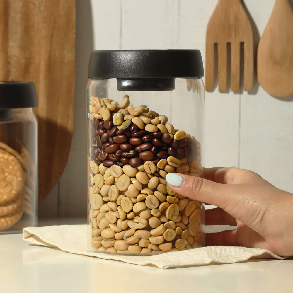 Vactop Borosilicate Storage Jar Large - Black - Image 2