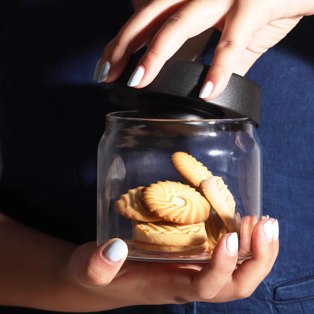 Vactop Borosilicate Storage Jar Small - Black - Image 2