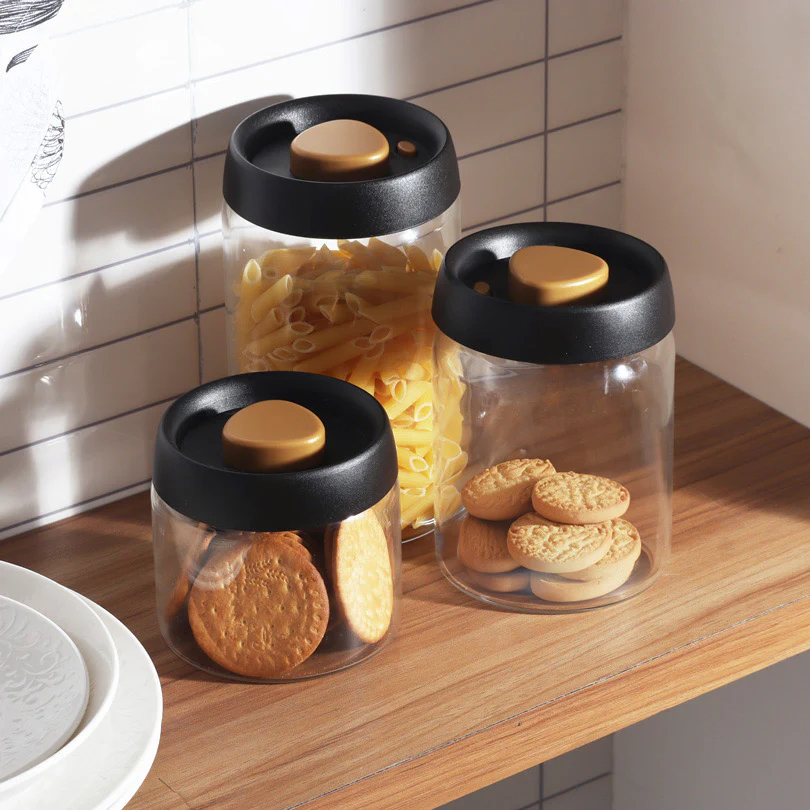 Vactop Borosilicate Storage Jar Small - Black - Image 7