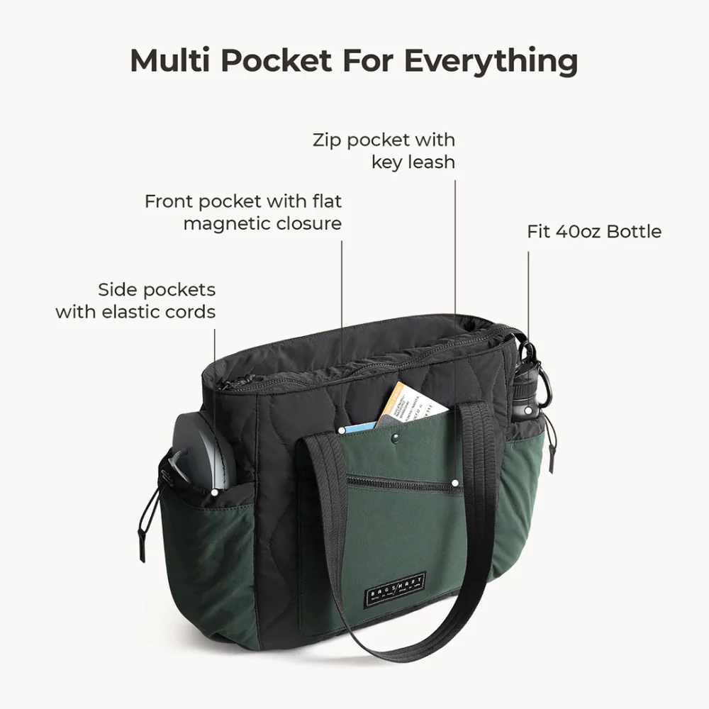 Paz Laptop Tote Bag 23L - Black - Image 4