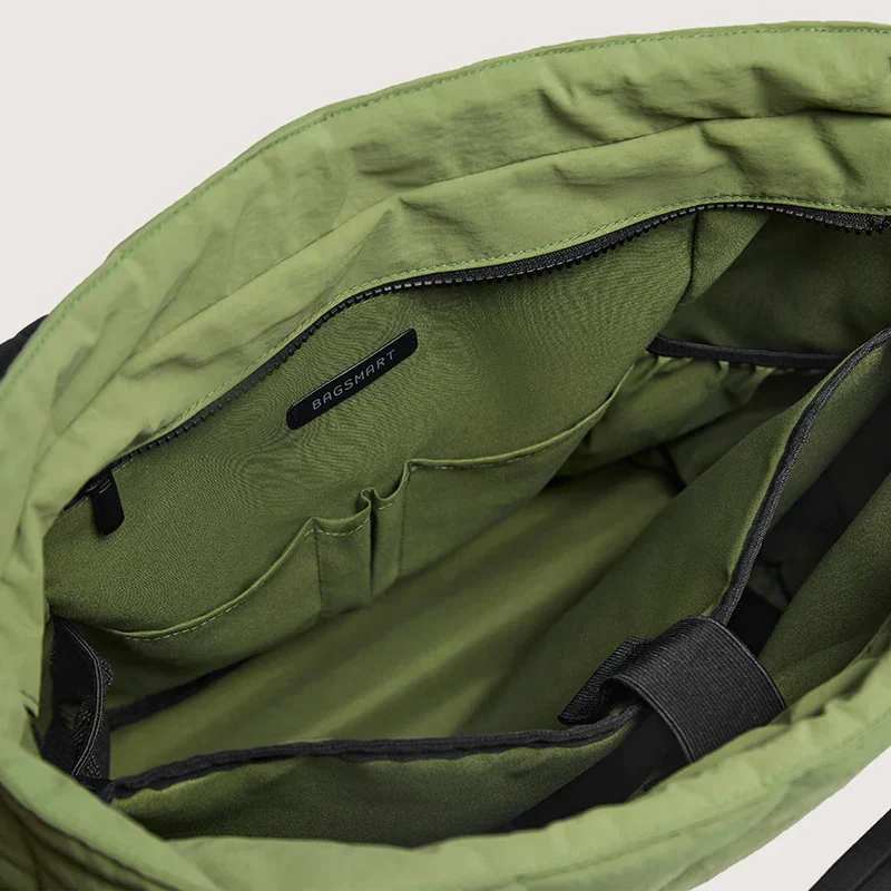 Paz Laptop Tote Bag 23L - Moss Green - Image 11