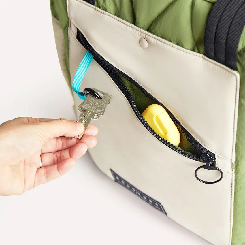 Paz Laptop Tote Bag 23L - Moss Green - Image 13