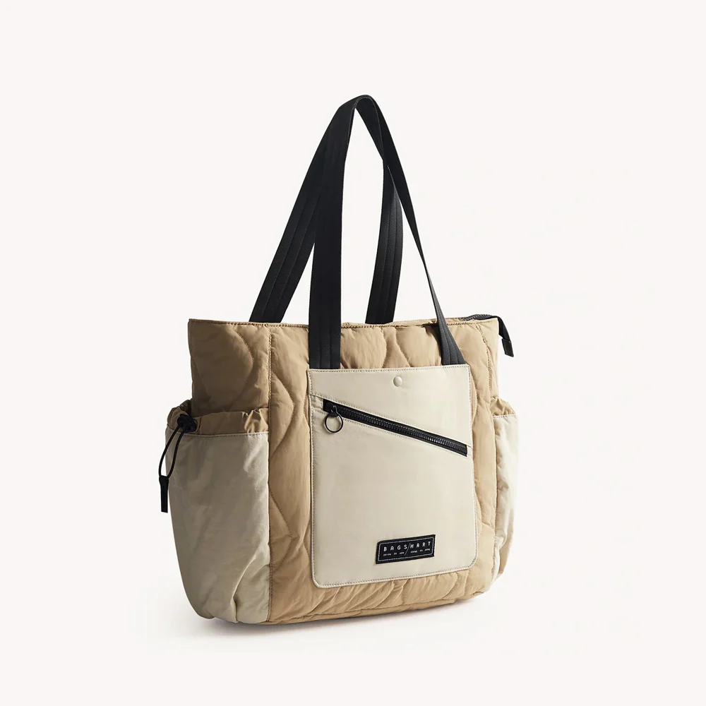 Paz Laptop Tote Bag 23L - Beige - Image 10