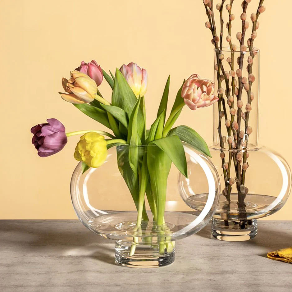 Vernazza Ball Vase - Clear
