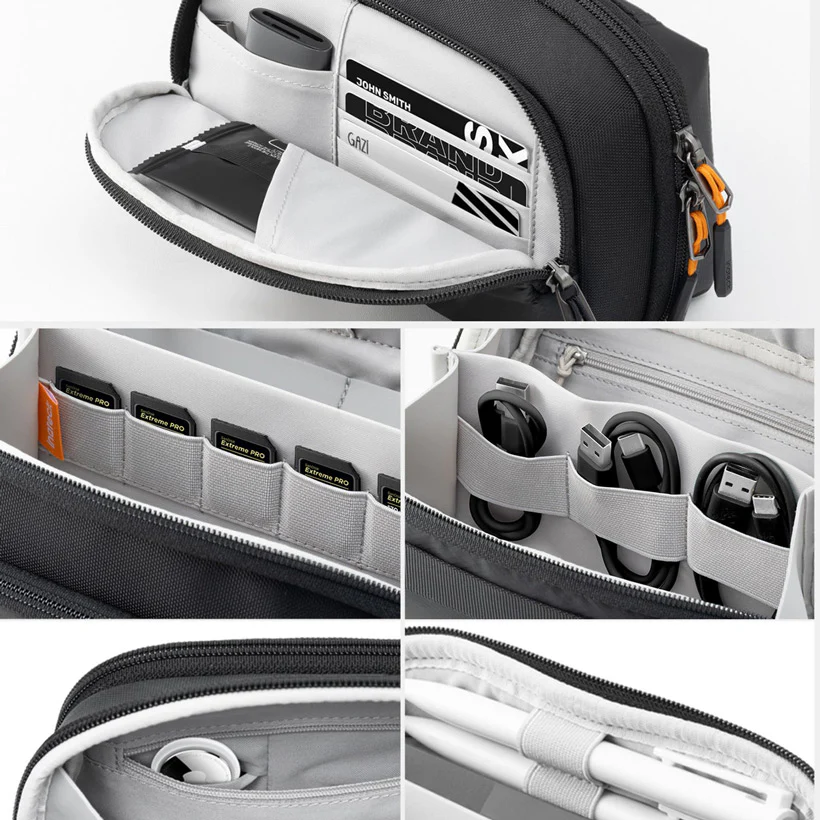 Multi-purpose Electronics Organizer - Black - Image 10