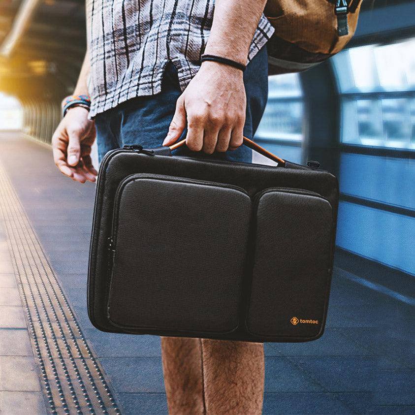 Defender A42 Laptop Bag - Black 13 to 13.5 Inch - Image 8