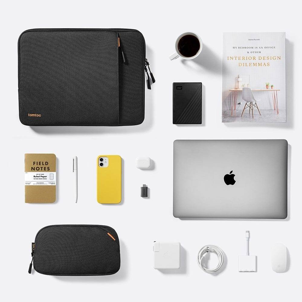 Defender A13 Laptop Sleeve & Pouch - Black 13 to 14 Inch - Image 4