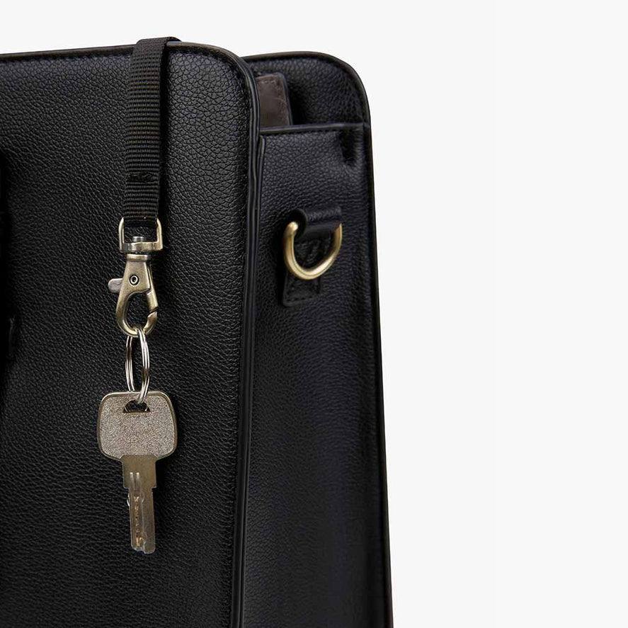 Versatile Laptop Tote Bag - Black - Image 11