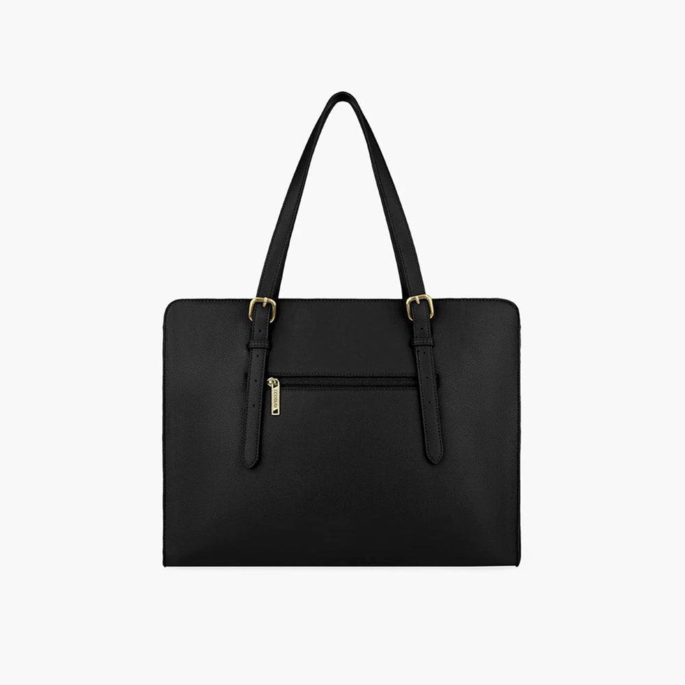 Versatile Laptop Tote Bag - Black - Image 2