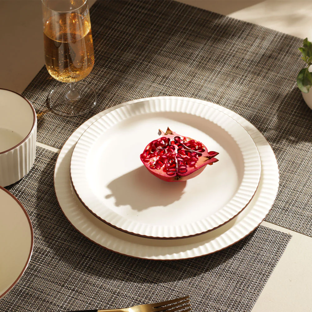 Vesper Dinner Plate - Cream Brown - Image 5