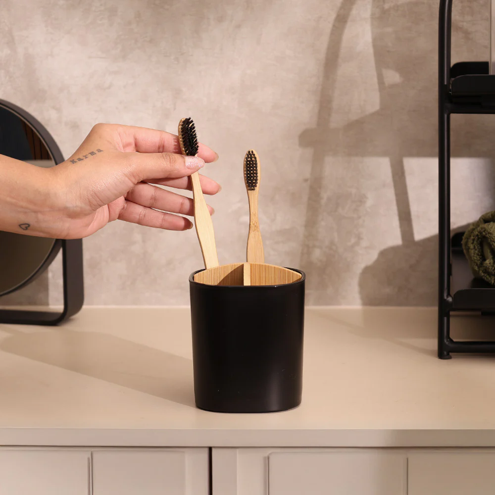 Veta Multi-compartment Tumbler - Black Natural - Image 5