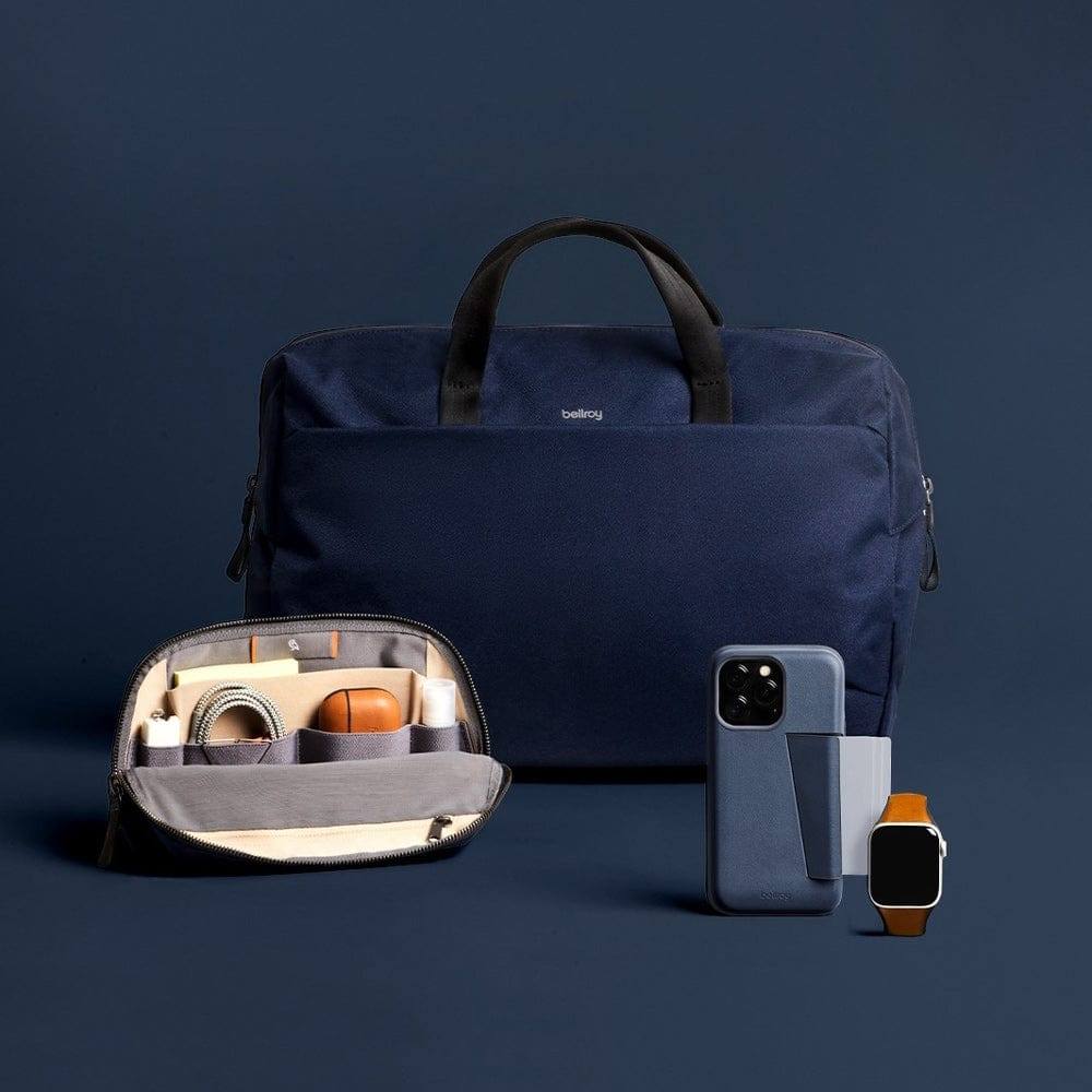 Via Work Bag 16 inch - Navy - Image 14