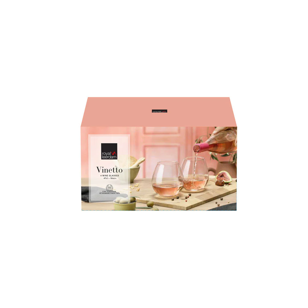 Vinetto Wine Glasses 470ml, Set of 4 - Image 4