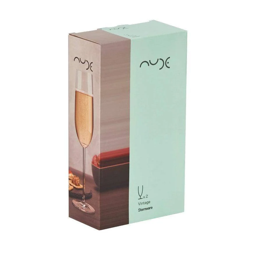 Vintage Champagne Flutes 220ml, Set of 2 - Image 5