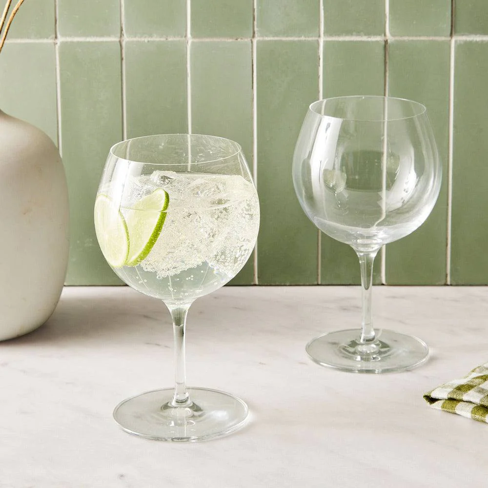 Vintage Gin Tonic Glasses 585ml, Set of 2