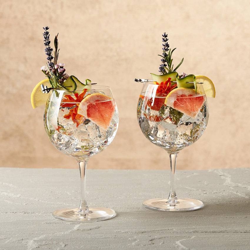 Vintage Gin Tonic Glasses 585ml, Set of 2 - Image 2