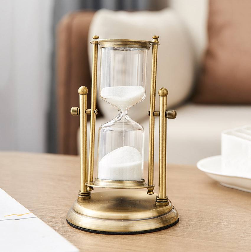 Vintage Hourglass Medium - Brass