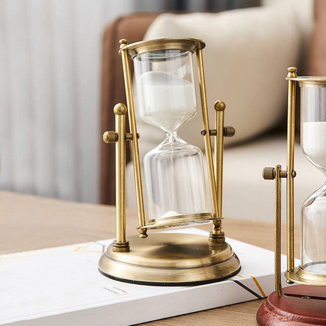 Vintage Hourglass Medium - Brass - Image 2