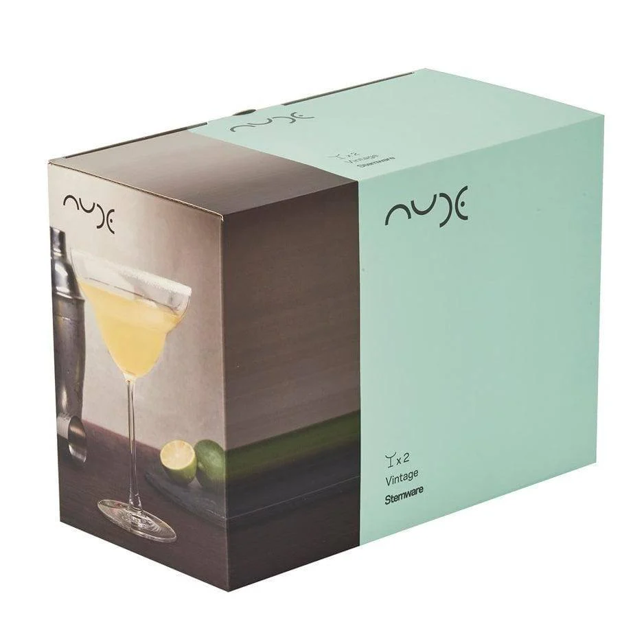 Vintage Margarita Glasses 400ml, Set of 2 - Image 9