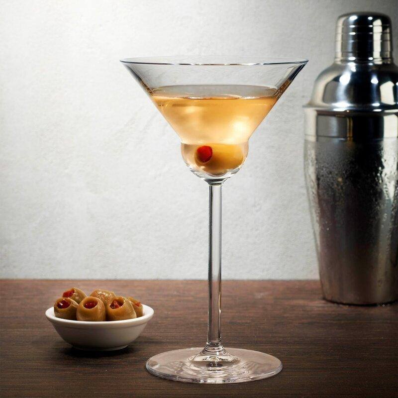 Vintage Rounded Martini Glasses 190ml, Set of 2 - Image 5