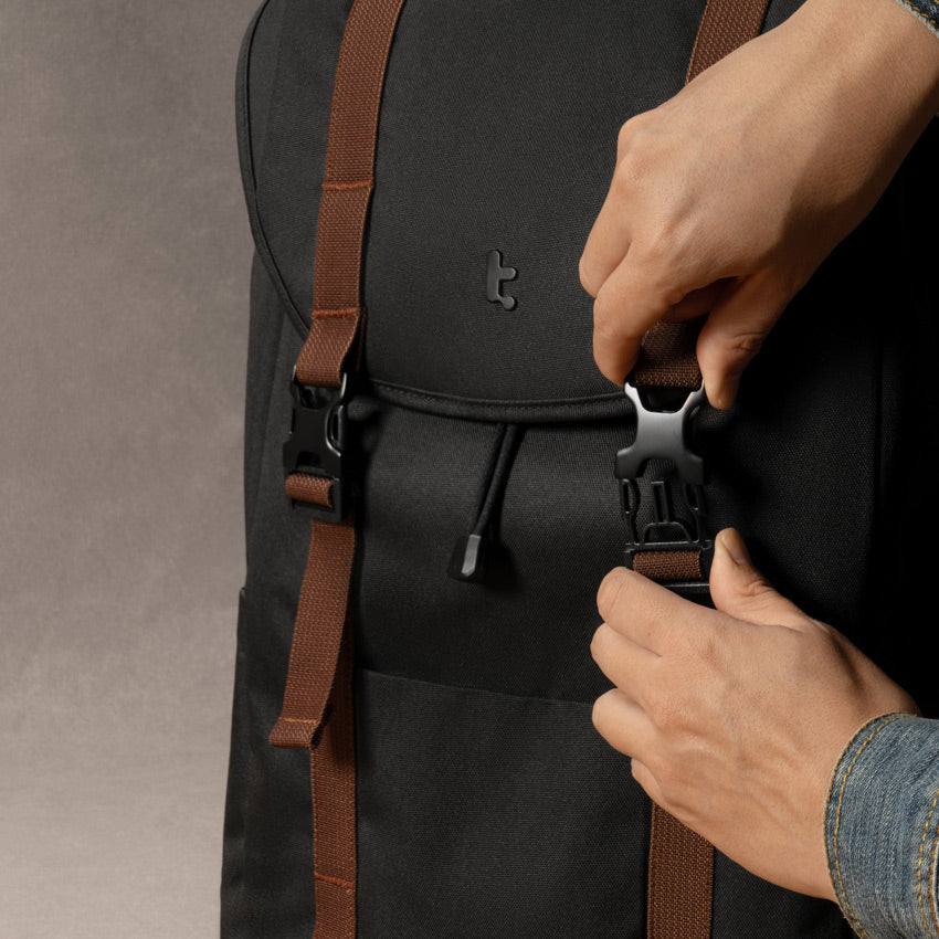 VintPack Laptop Backpack 22L- Black - Image 12