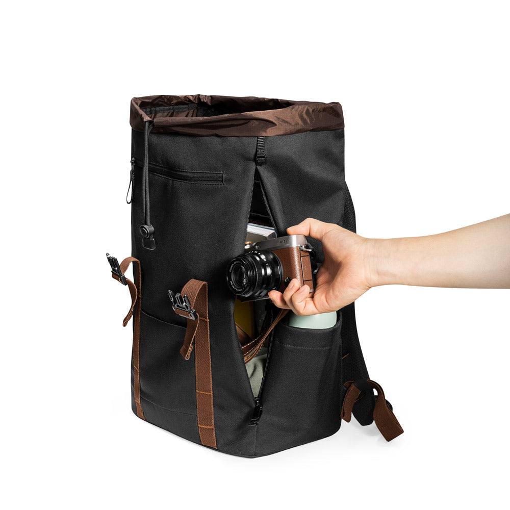 VintPack Laptop Backpack 22L- Black - Image 6