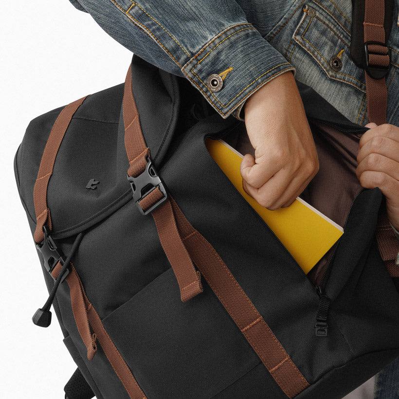 VintPack Laptop Backpack 22L- Black - Image 8