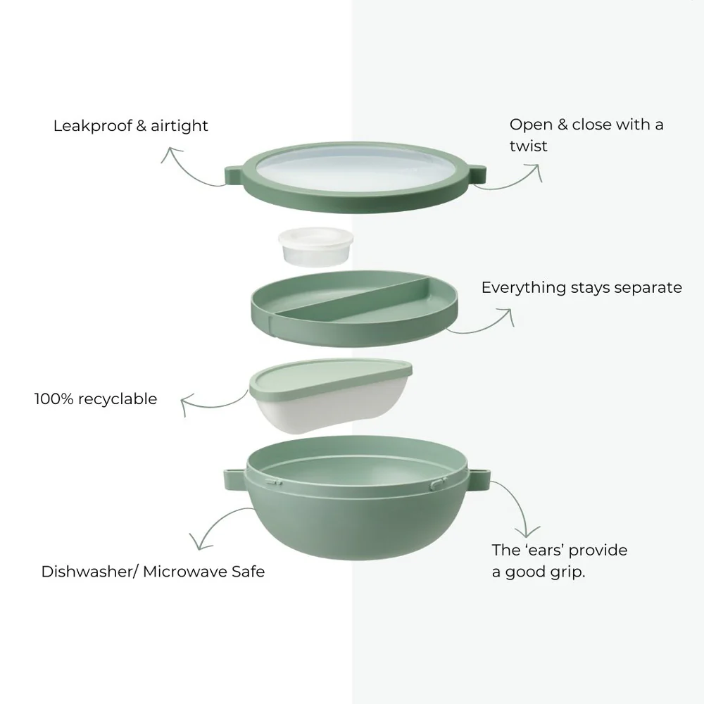 Vita Bento Lunch Bowl - Nordic Blue - Image 7