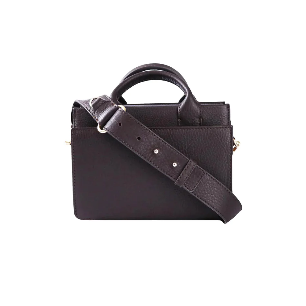 Voyager Crossbody Bag Mini - Dark Brown - Image 5