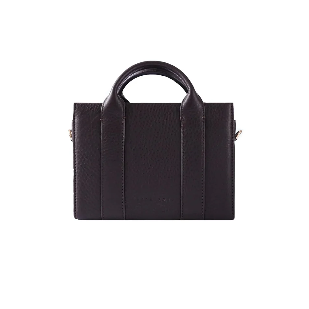 Voyager Crossbody Bag Mini - Dark Brown - Image 8