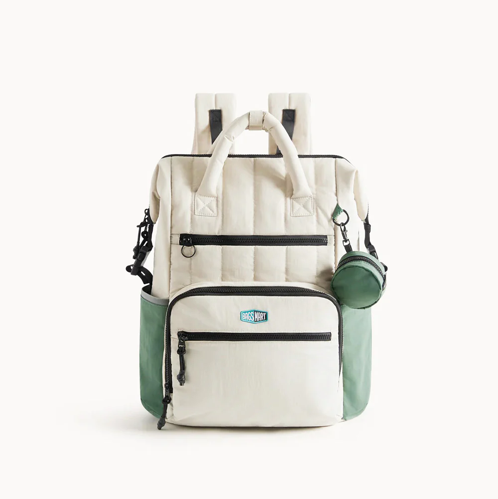 Paz Diaper Backpack 25L - Celadon - Image 4