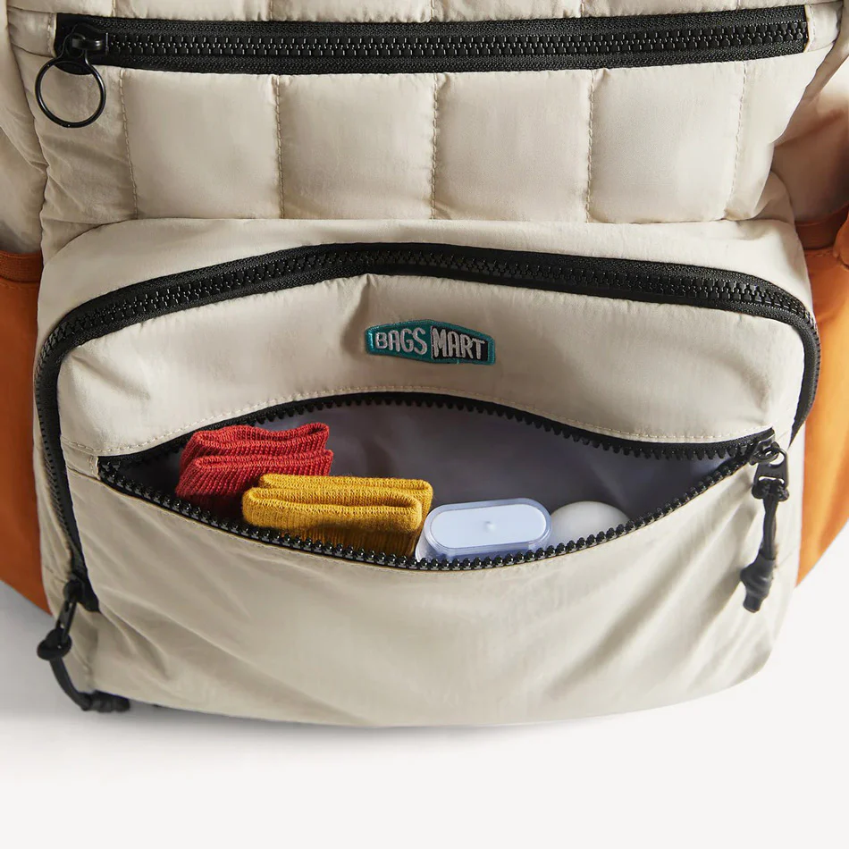 Paz Diaper Backpack 25L - Tangerine - Image 10