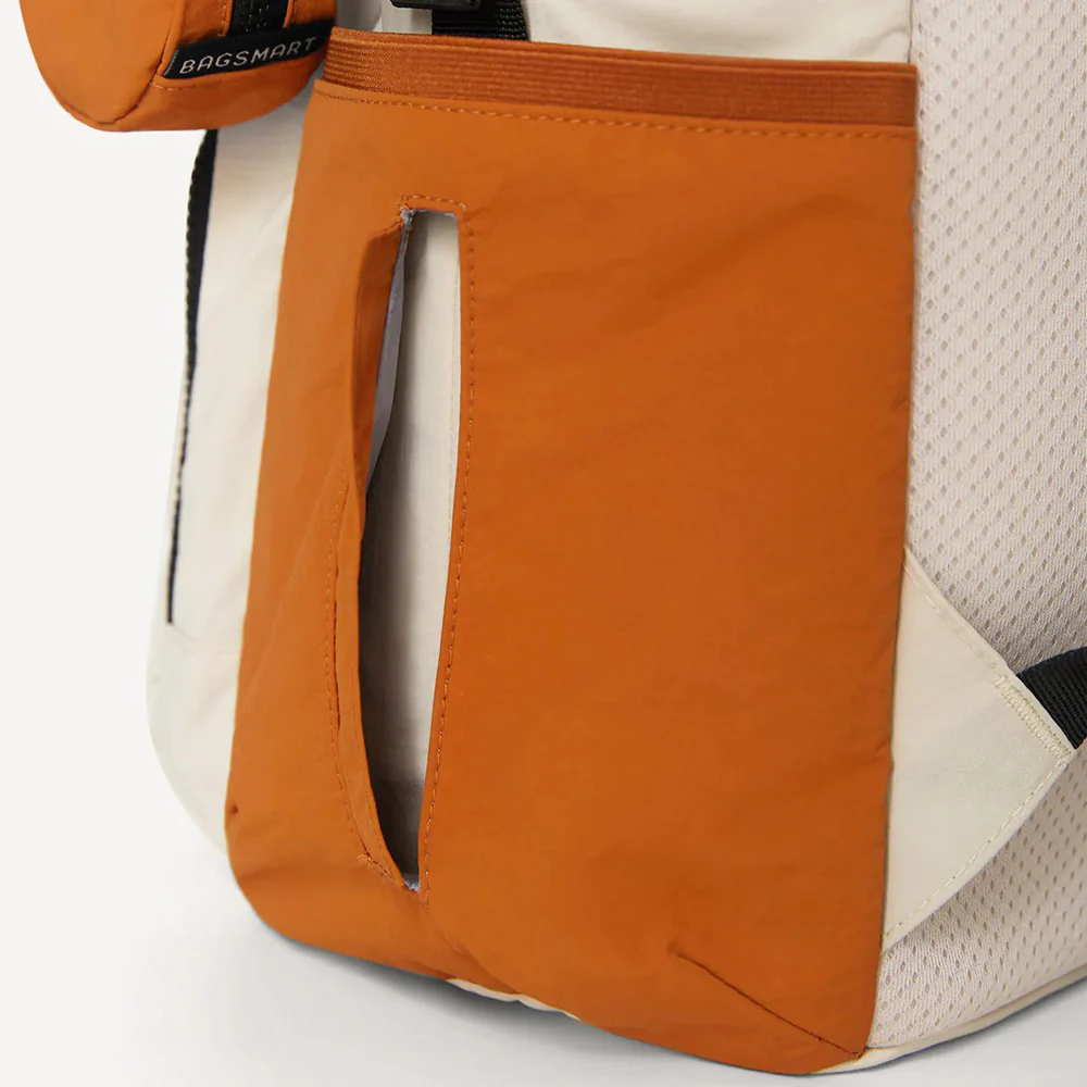 Paz Diaper Backpack 25L - Tangerine - Image 13