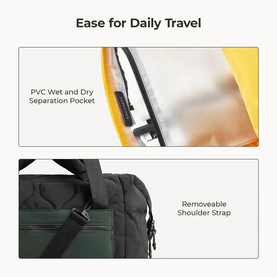 Walker Duffel Bag - Black - Image 10