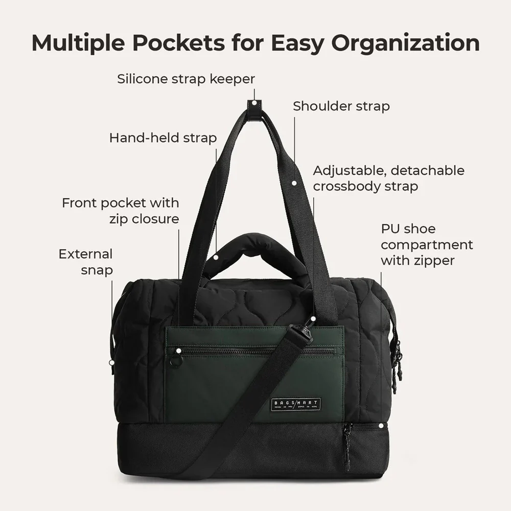 Walker Duffel Bag - Black - Image 4