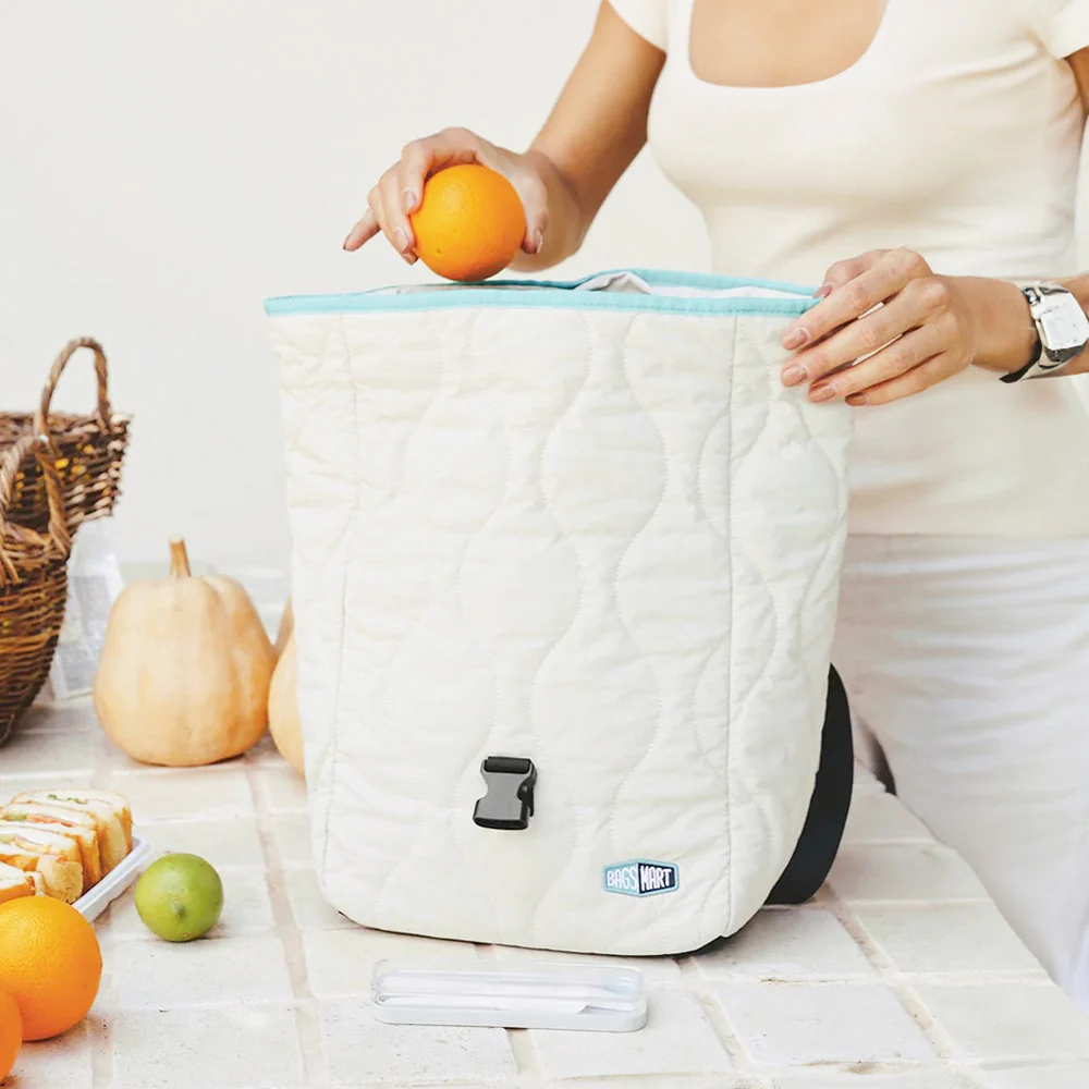 Walker Insulated Lunch Bag - Beige - Image 2