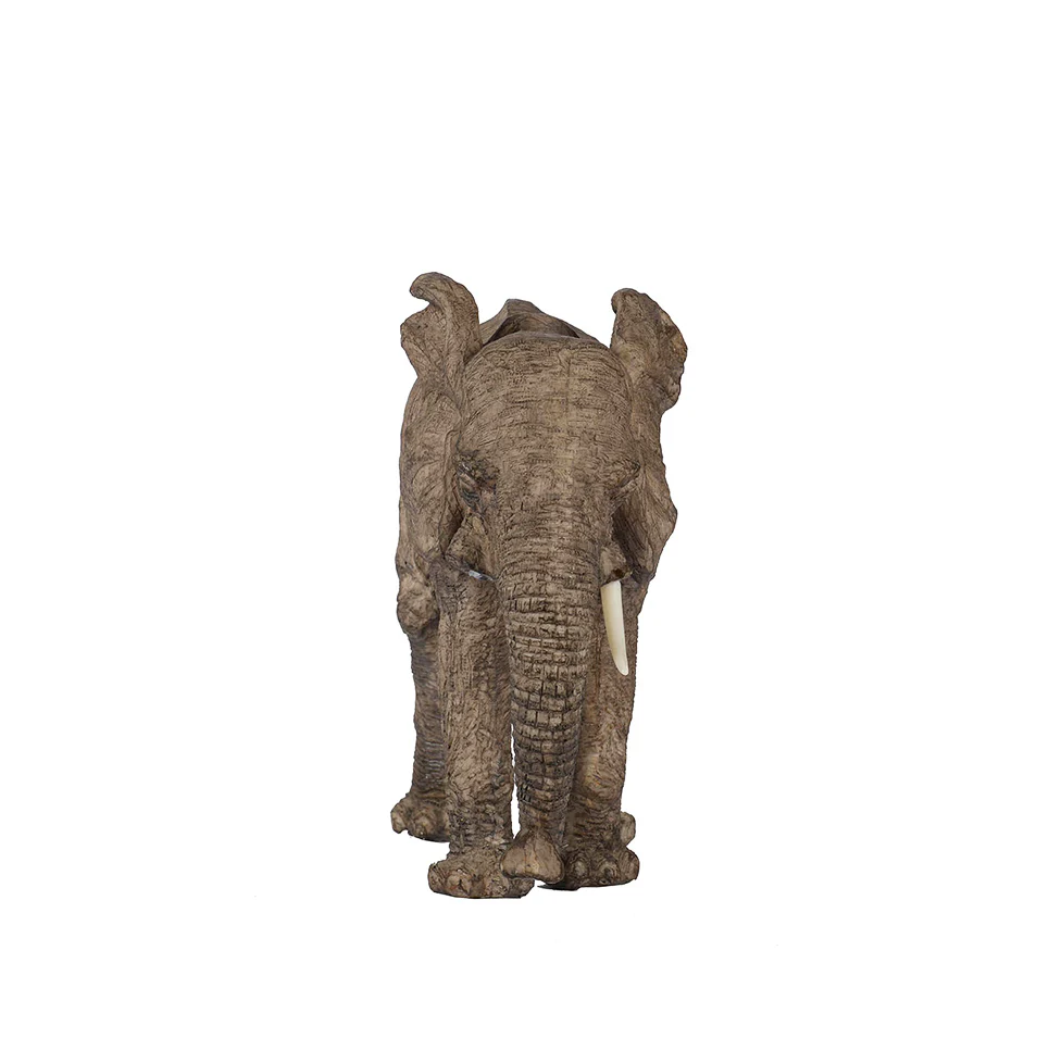 Walking Elephant Sculpture Large - Brown - Image 13