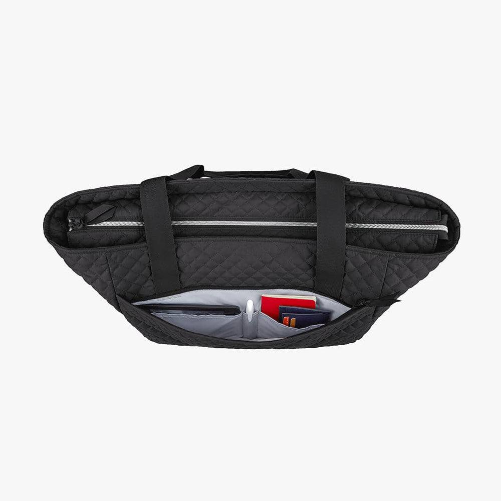 Wanderland Travel Duffel Tote Bag - Solid Black - Image 8