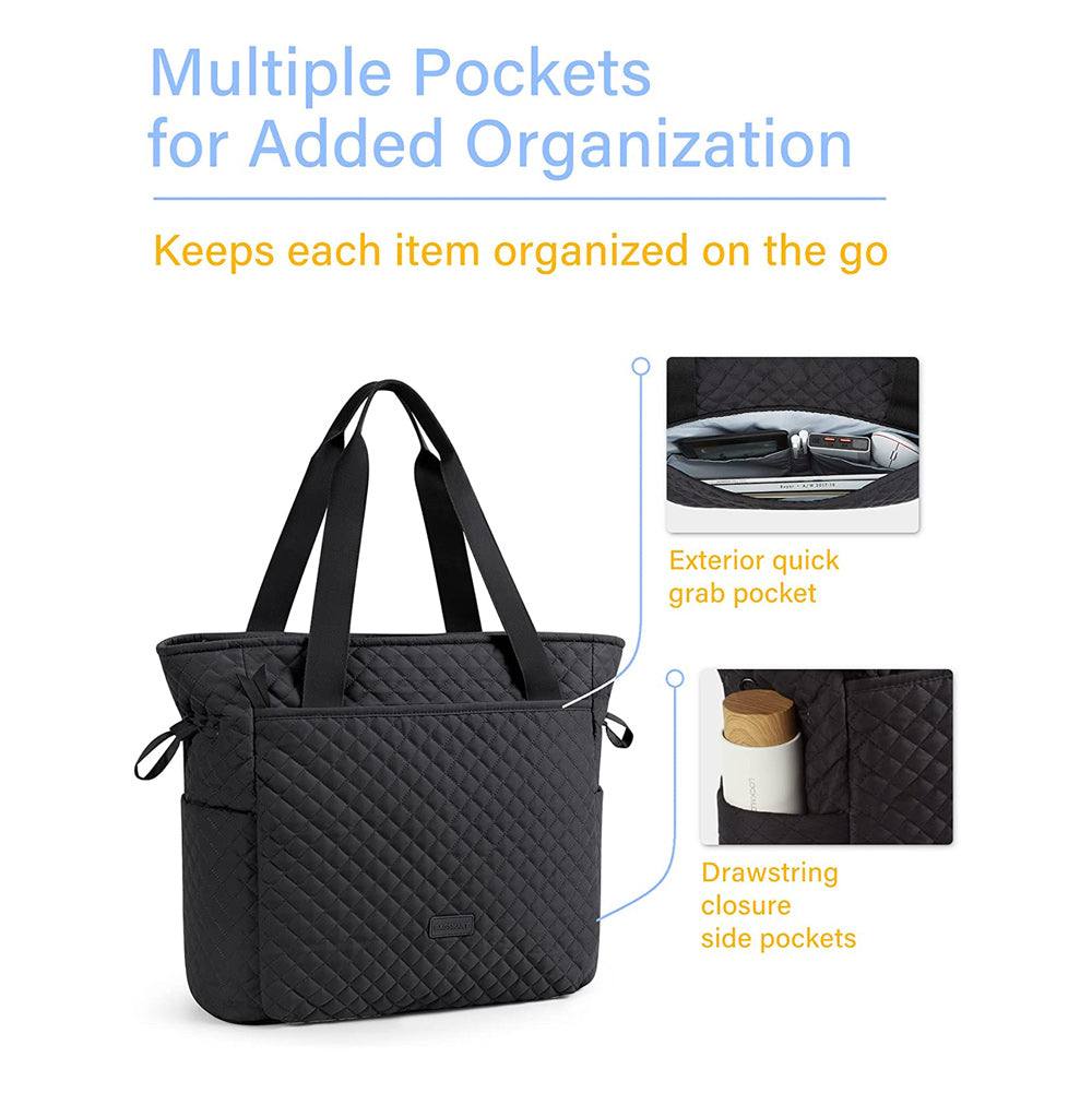 Wanderland Travel Tote Bag - Black - Image 5